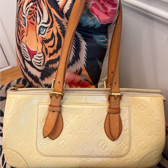 Louis Vuitton Monogram Vernis Rosewood Lemon Handbag - Picture 2 of 11